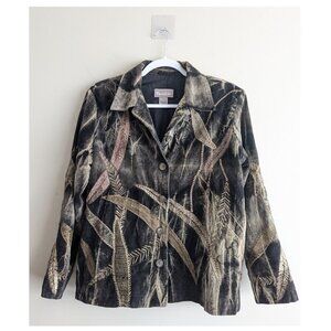 TanJay grass wheat embroidered Jacket